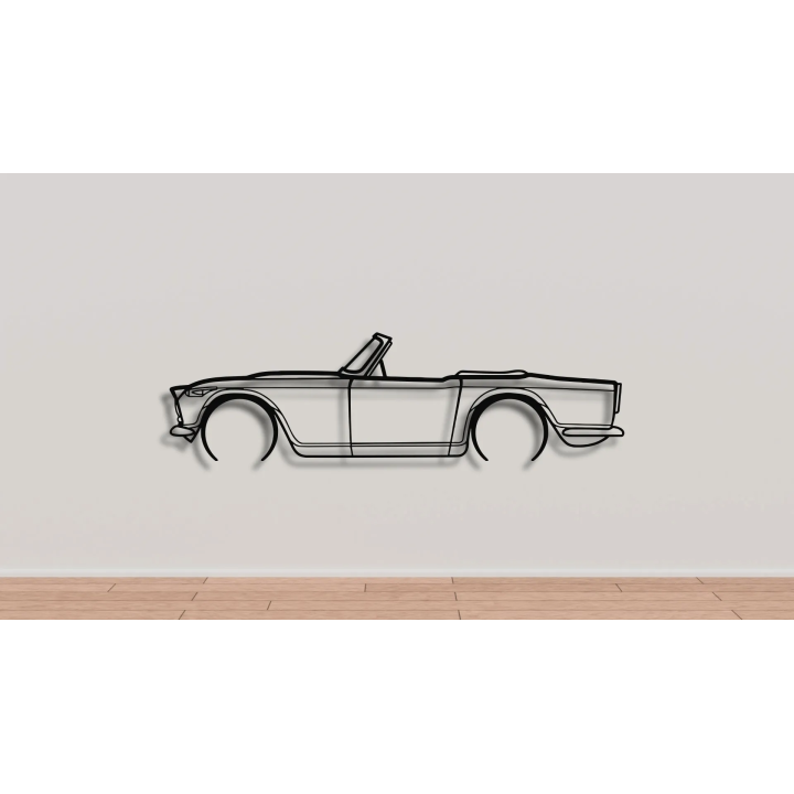 Triumph TR4A full silhouette